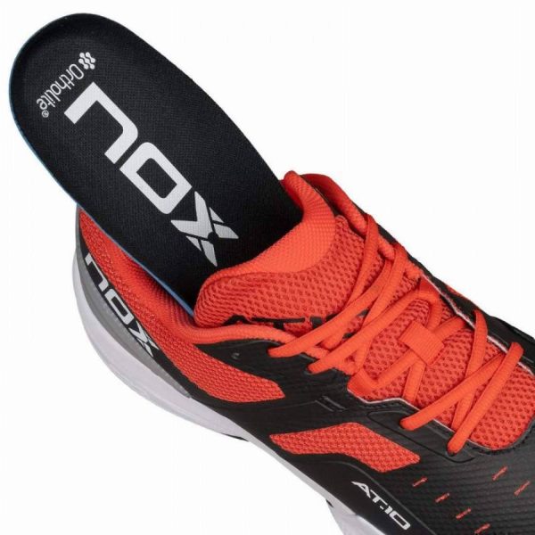 Nox AT10 Pro Black Red Sneakers - Tapia - Image 7