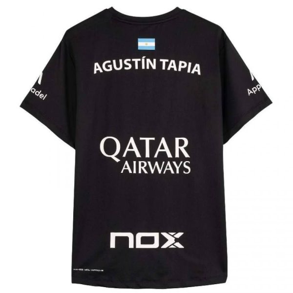 T-shirt Nox Agustin Tapia Sponsors Black 2024