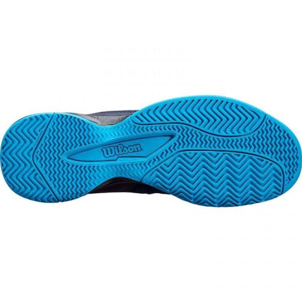 ⁦Wilson Rush Pro Navy Blue White Junior shoes⁩ - الصورة ⁦6⁩