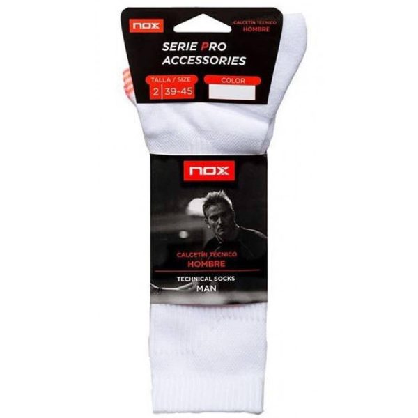 Nox Pro White Red Socks 1 Pair - Image 2