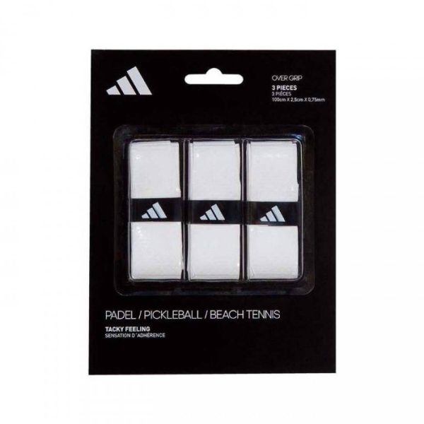 Adidas Overgrips Tacky Feeling White 3 Units